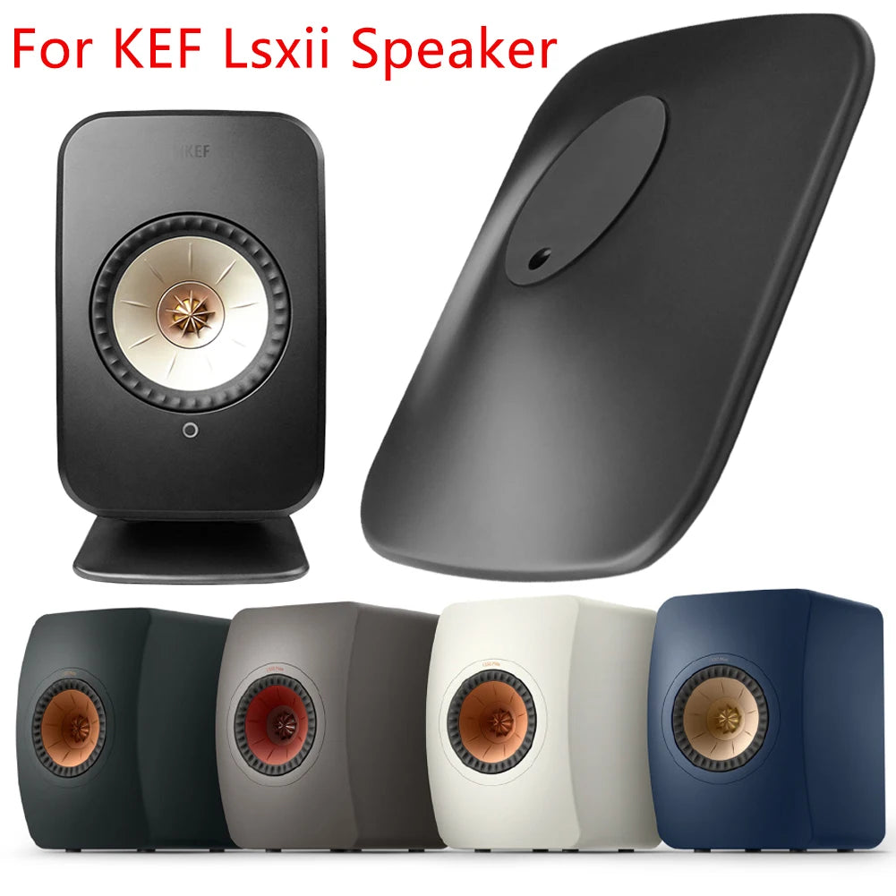 【KEF LSX II対応】シリコンデスクトップスピーカースタンド|滑り止め付き・振動吸収|スタジオ/デスク用スピーカーベース
