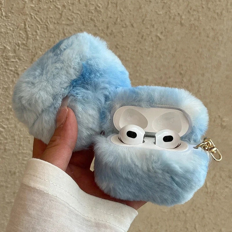 【もこもこ可愛い】ダウンジャケット風AirPodsケース|ハンドストラップ付き|AirPods 1/2/3/Pro 対応