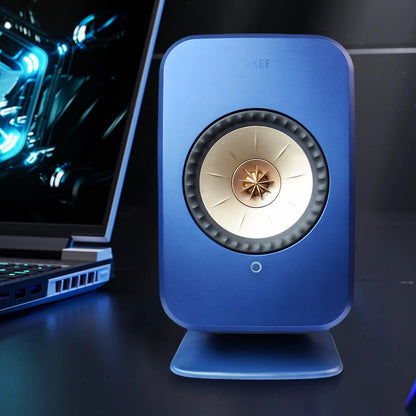 【KEF LSX II対応】シリコンデスクトップスピーカースタンド｜滑り止め付き・振動吸収｜スタジオ/デスク用スピーカーベース
