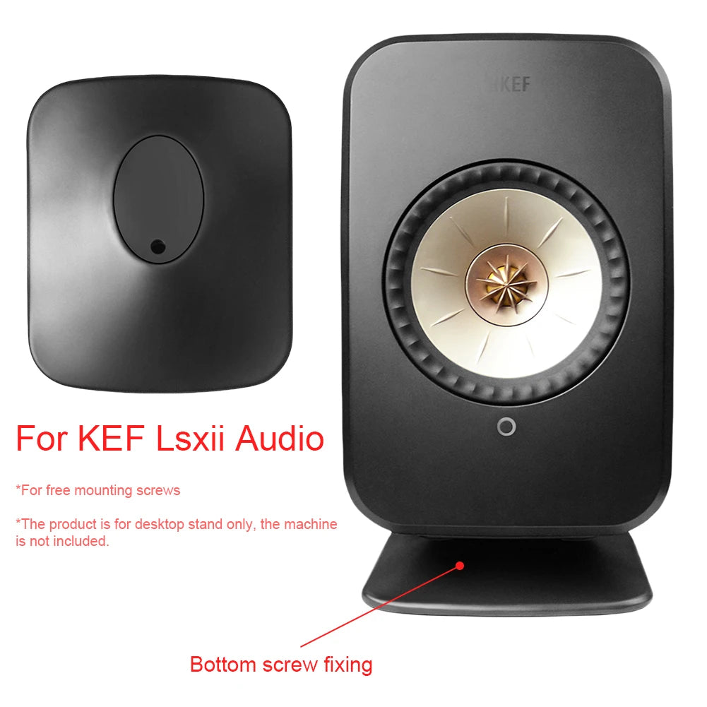 【KEF LSX II対応】シリコンデスクトップスピーカースタンド｜滑り止め付き・振動吸収｜スタジオ/デスク用スピーカーベース
