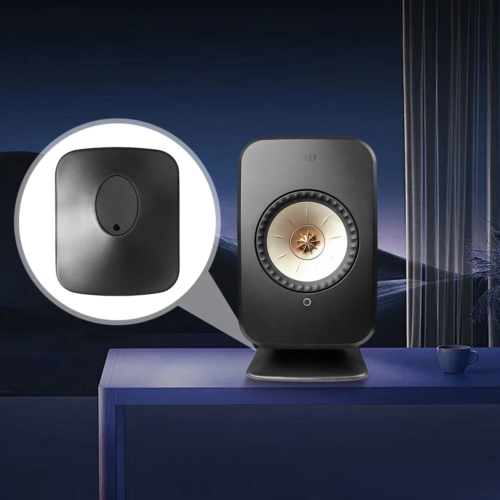 【KEF LSX II対応】シリコンデスクトップスピーカースタンド｜滑り止め付き・振動吸収｜スタジオ/デスク用スピーカーベース
